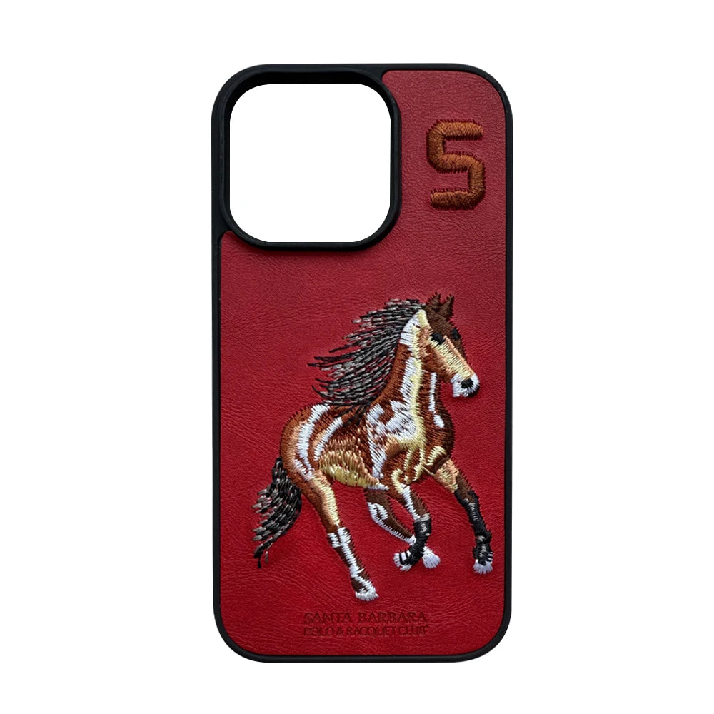Embroidered Mobile Phone case  for iPhone 16 Pro Max Custom Pattern TPU Leather case  for iPhone 15 Plus 14 13 12 11 Pro Max