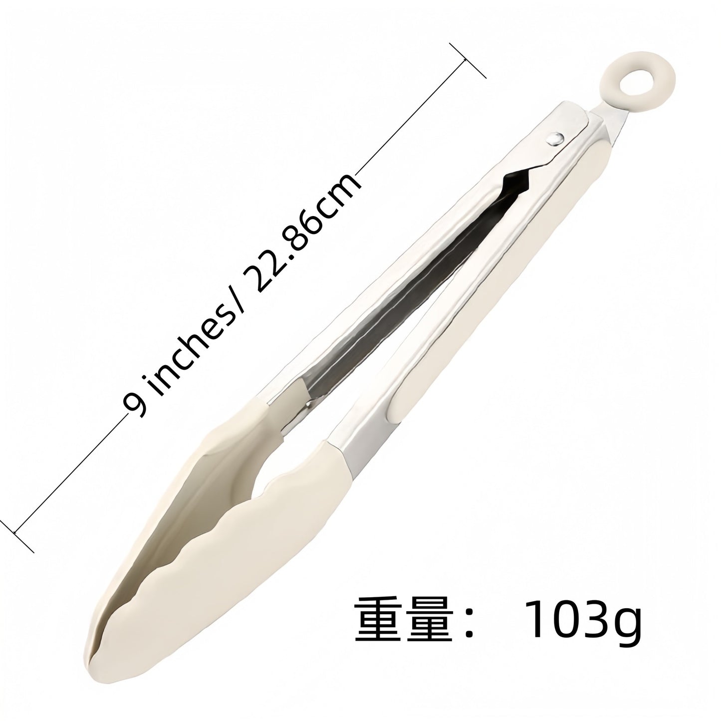 Cross Border Black Silicone Clip Food Clip Commercial High Temperature Resistant Food Grade Kitchen Steak Barbecue Grill Tool