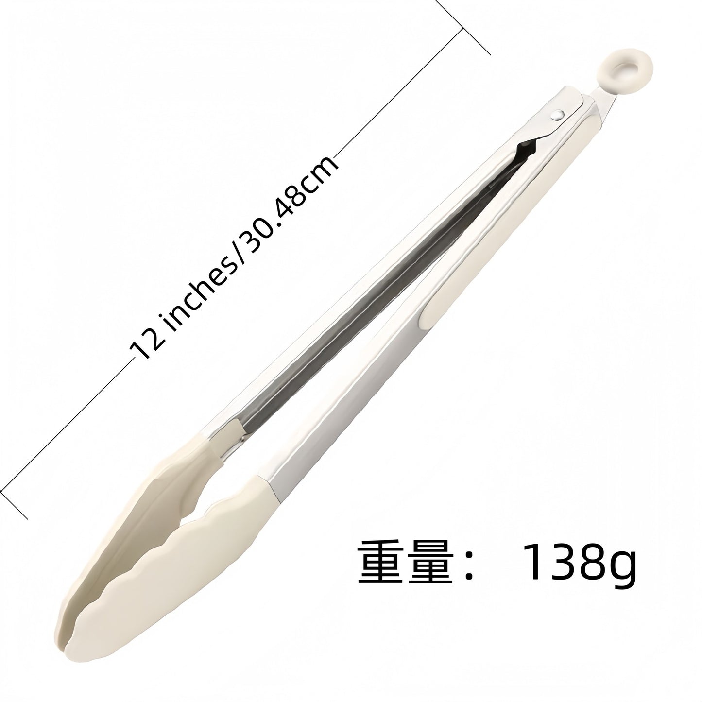 Cross Border Black Silicone Clip Food Clip Commercial High Temperature Resistant Food Grade Kitchen Steak Barbecue Grill Tool