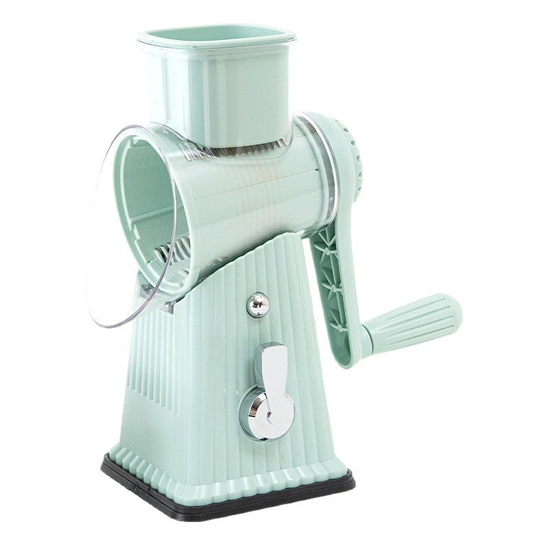 Multifunctional Vegetable Cutting Artifact Home Kitchen Hand-Cranked Drum Potato Grating Machine Convenient Slicing and Grating Meat Cutter