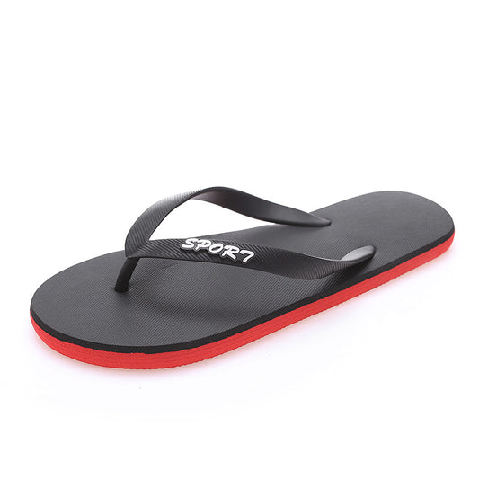 Women's Flip Flops Summer New Men's Beach Sandals Handmade Lovers Shoes Simple Solid Color Sandals