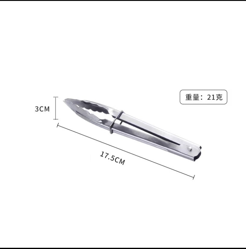 Cross Border Black Silicone Clip Food Clip Commercial High Temperature Resistant Food Grade Kitchen Steak Barbecue Grill Tool