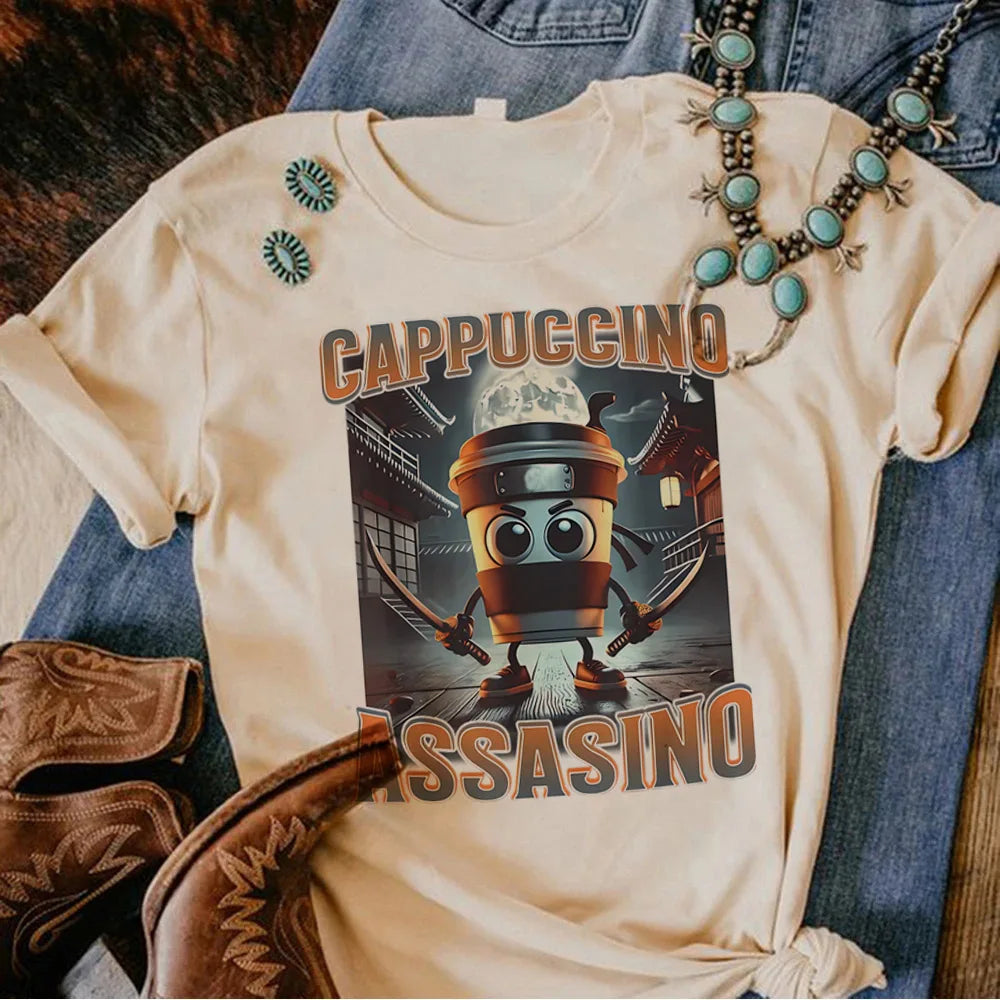 Tralalero Tralala Tung Tung Tung Sahur Bombardiro Crocodilo Tee Shirt Funny Italian Brainrot T shirt Men Women Tshirt