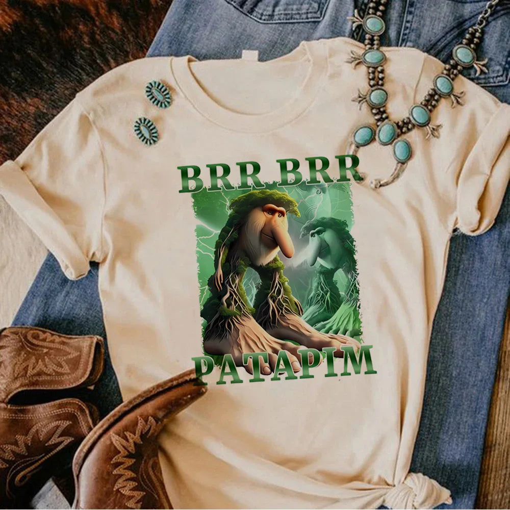 Tralalero Tralala Tung Tung Tung Sahur Bombardiro Crocodilo Tee Shirt Funny Italian Brainrot T shirt Men Women Tshirt