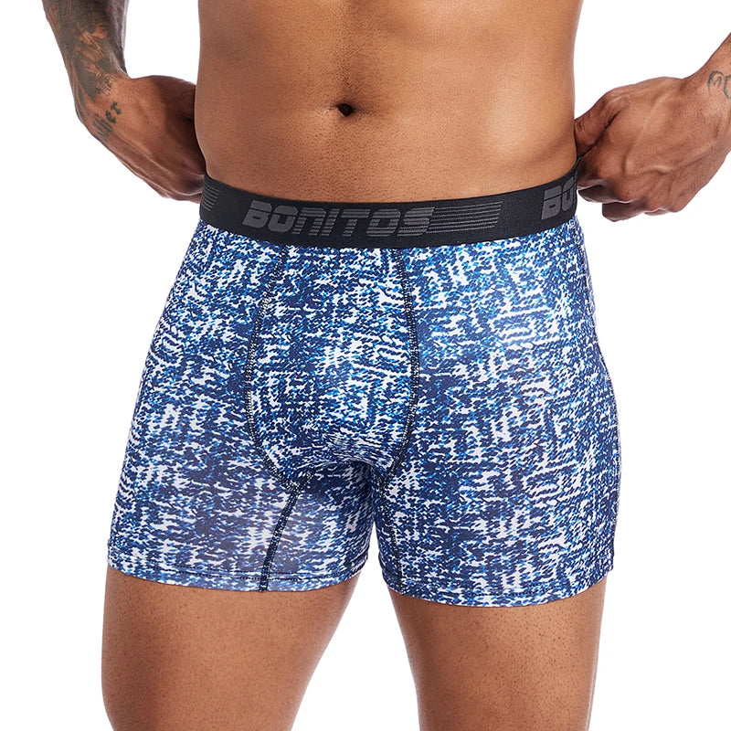 Premium Underwear For Men Boxer Shorts Plus Size Boxers Mens Polyester Men's Panties Sexy Underpants Man Calecon Homme Trunks