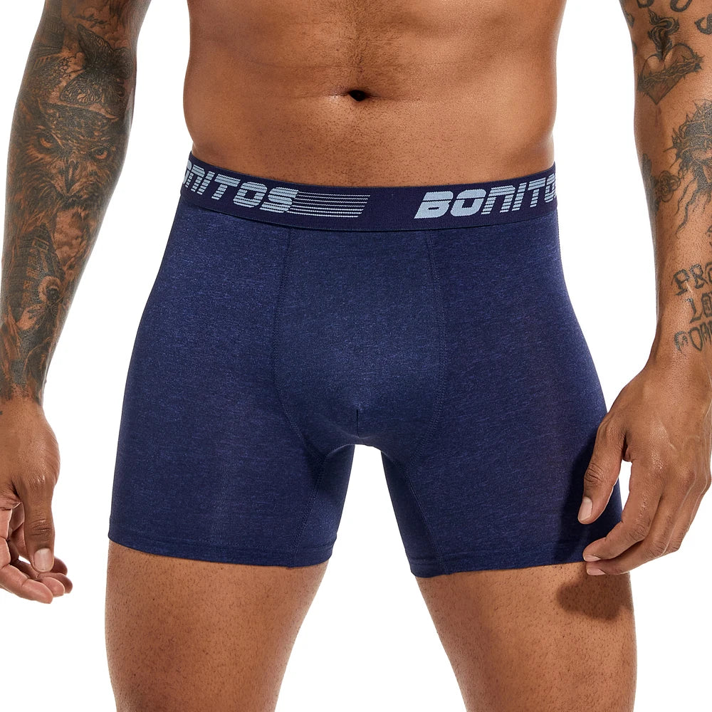 Premium Underwear For Men Boxer Shorts Plus Size Boxers Mens Polyester Men's Panties Sexy Underpants Man Calecon Homme Trunks