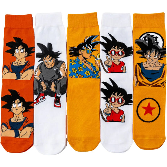 bandai Hip Hop Street Style Anime Socks Men Women Novelty Funny Casual Crew Socks CuteYoga socks cycling socks