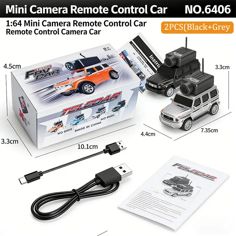 WLtoys 1/64 6401/6405/6406 Mini RC Car With 720P FPV Camera Wifi APP Control 2.4G Reomte Contorl Racing Vehicle Toy for Kids