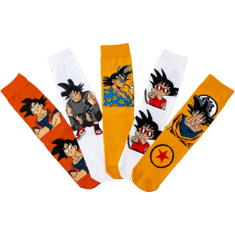 bandai Hip Hop Street Style Anime Socks Men Women Novelty Funny Casual Crew Socks CuteYoga socks cycling socks