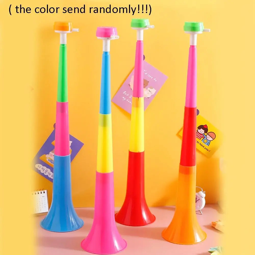 New 24 Inch Collapsible Stadium Horn Vuvuzela Loud Sound Vuvuzela Horn Plastic Soccer Noisemakers School Party Supplies
