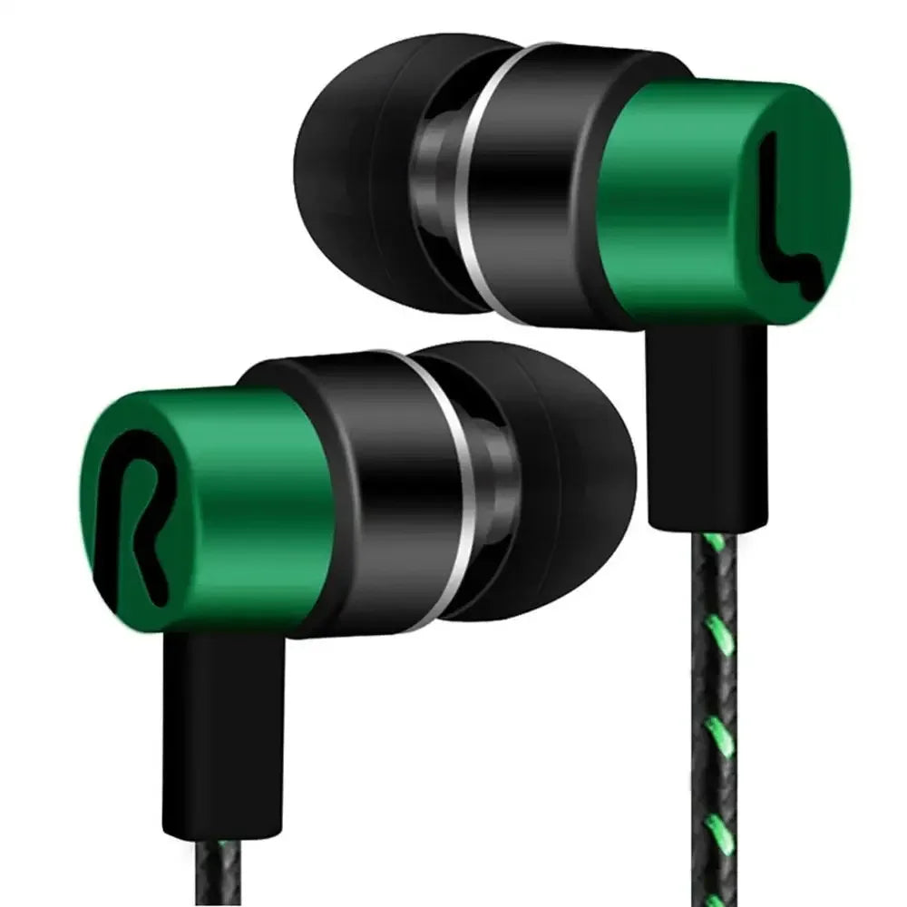 Universal Wired Earphone Noise Reduction In-Ear Stereo Earphones Noodles Style Sport Headset For Samsung Huawei Headphones