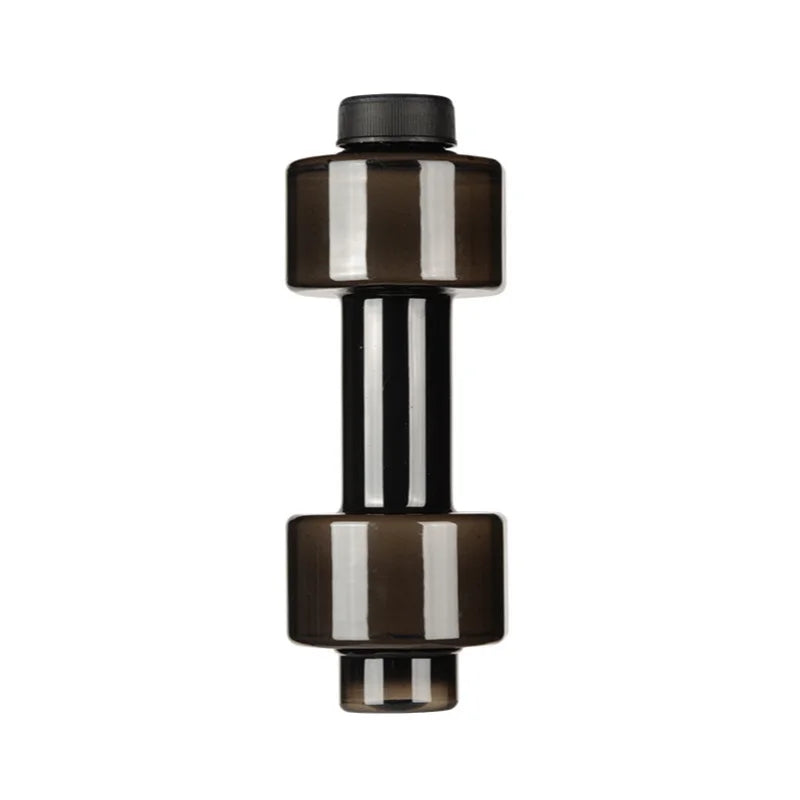 Leakproof Dumbbell Water Cup Dual Purpose 550ml Dumbbell Water Bottle Portable Creative Sports Water Cup Gym
