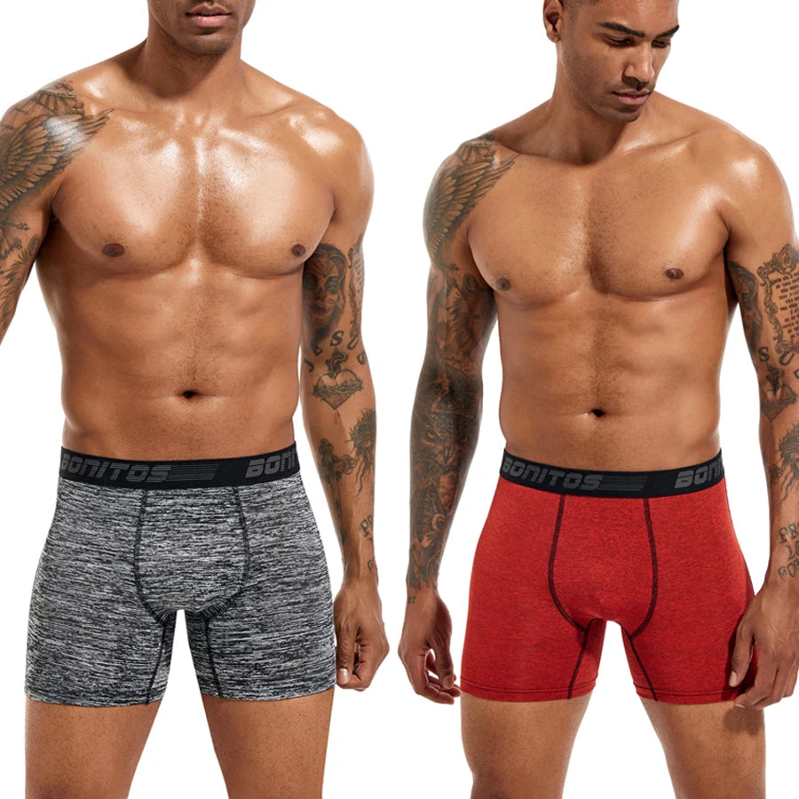 Premium Underwear For Men Boxer Shorts Plus Size Boxers Mens Polyester Men's Panties Sexy Underpants Man Calecon Homme Trunks