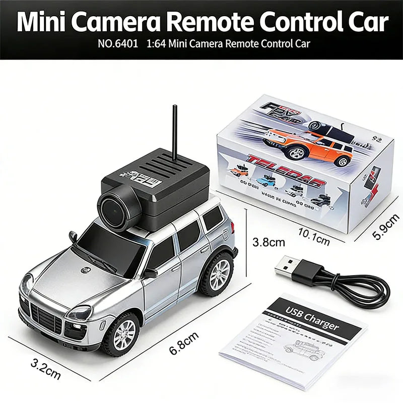 WLtoys 1/64 6401/6405/6406 Mini RC Car With 720P FPV Camera Wifi APP Control 2.4G Reomte Contorl Racing Vehicle Toy for Kids