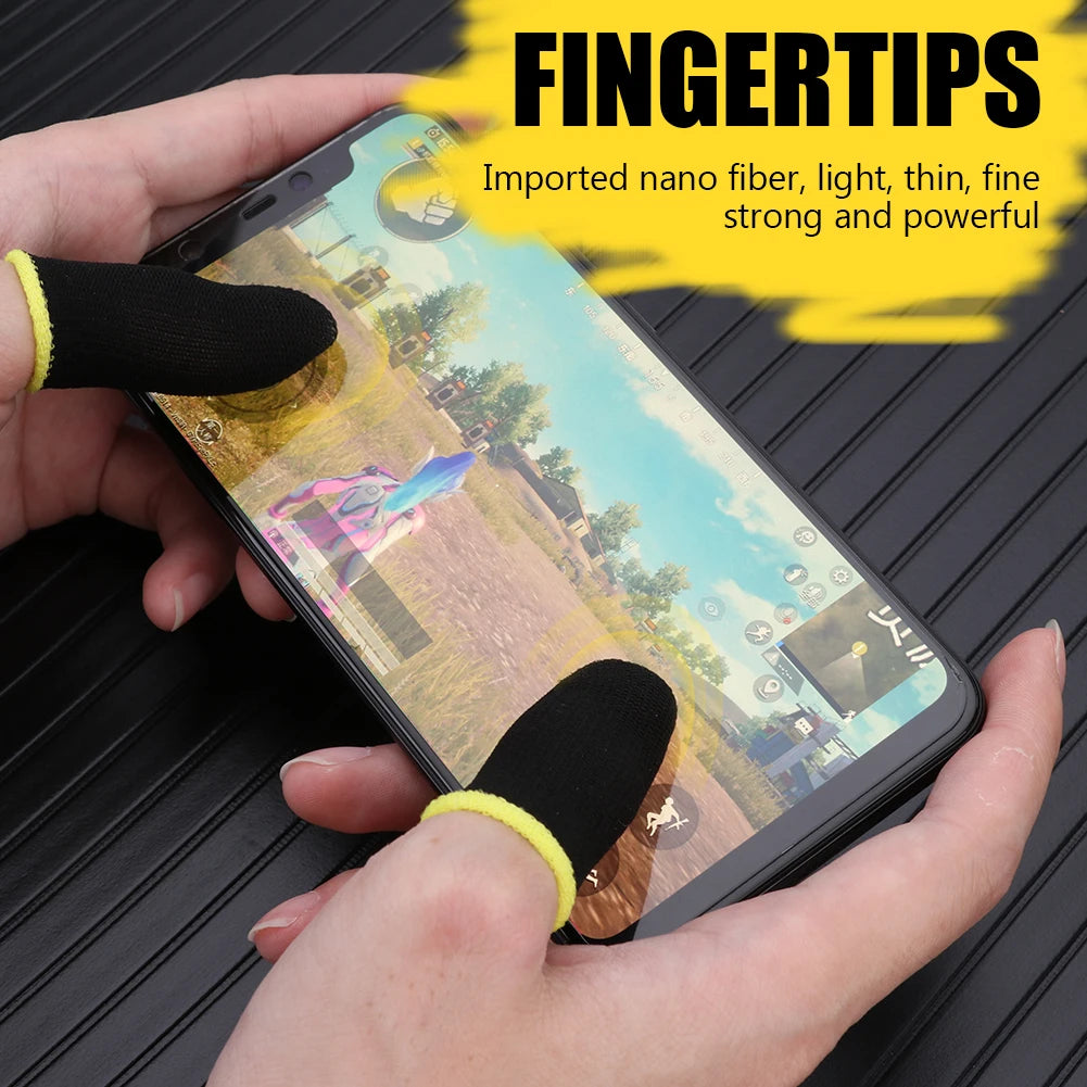 20/40pcs Gaming Finger Cover Game Controller Suitable For PUBG LOL Anti Sweat Scratch Touch Screen Game Finger Thumb Cover Glove