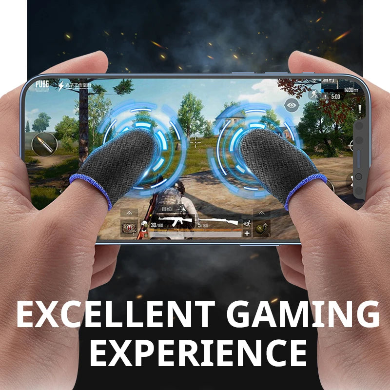 20/40pcs Gaming Finger Cover Game Controller Suitable For PUBG LOL Anti Sweat Scratch Touch Screen Game Finger Thumb Cover Glove