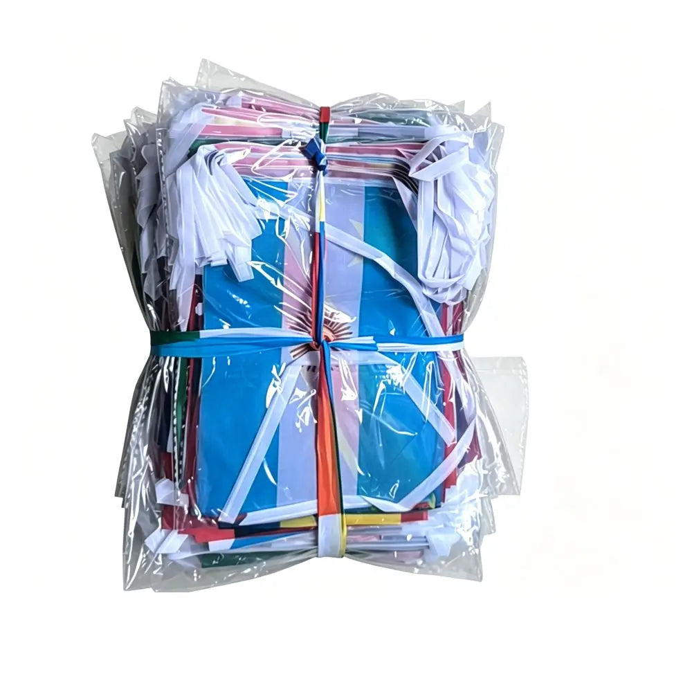 2026 Football Cup Flag 14x21cm Small World Flag Hanging Flag Bar Store Supermarket Cup banner for decoration