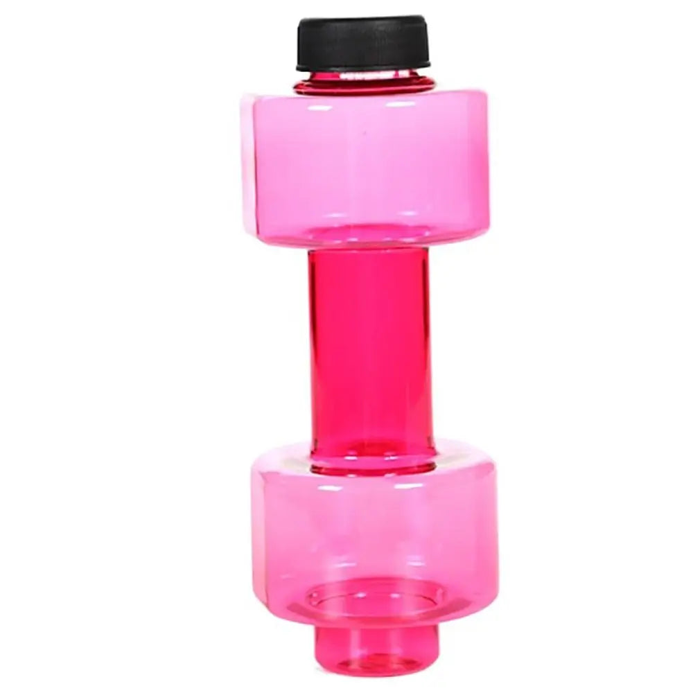 Leakproof Dumbbell Water Cup Dual Purpose Large Capacity Sports Water Cup Portable Unisex Dumbbell Water Bottle Fitness