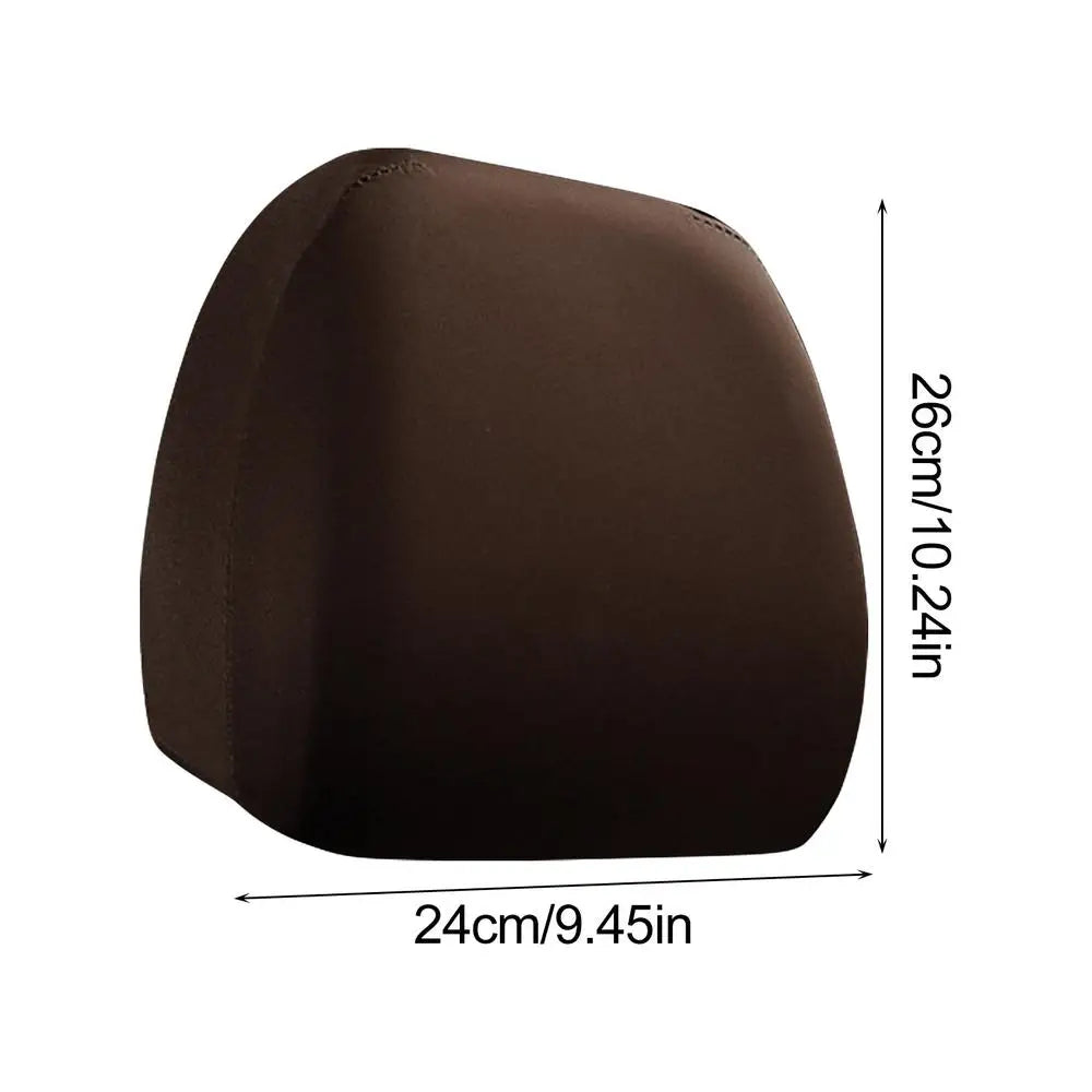 Headrest Cover For Car Full Coverage Dustproof Cover For Front Seat Head Rests Car Interior Accessories Seat Headrest Protector