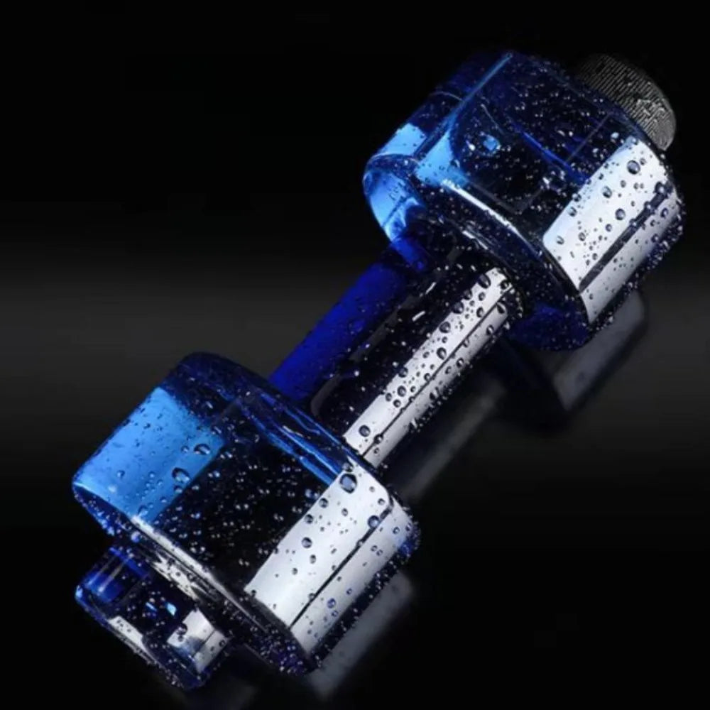 Leakproof Dumbbell Water Cup Dual Purpose Large Capacity Sports Water Cup Portable Unisex Dumbbell Water Bottle Fitness