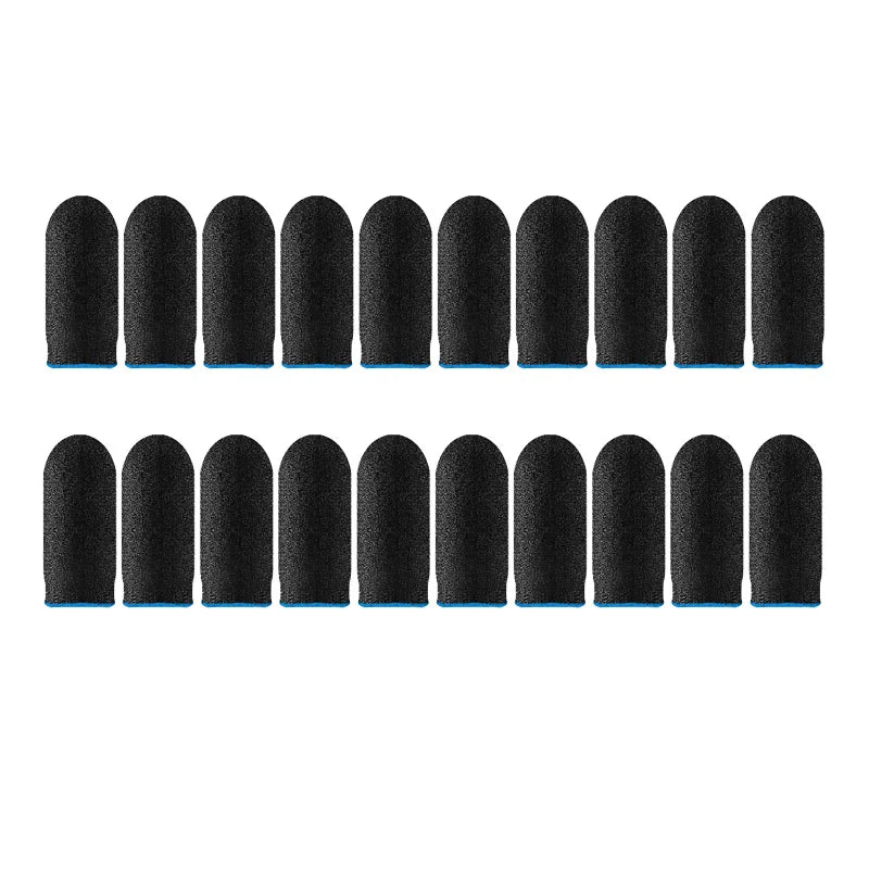 20/40pcs Gaming Finger Cover Game Controller Suitable For PUBG LOL Anti Sweat Scratch Touch Screen Game Finger Thumb Cover Glove
