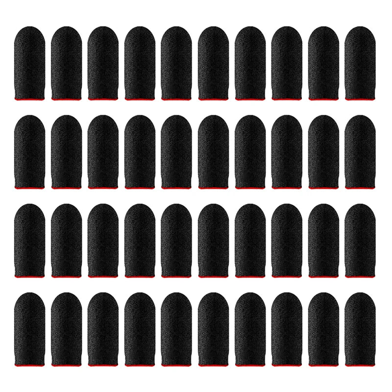 20/40pcs Gaming Finger Cover Game Controller Suitable For PUBG LOL Anti Sweat Scratch Touch Screen Game Finger Thumb Cover Glove