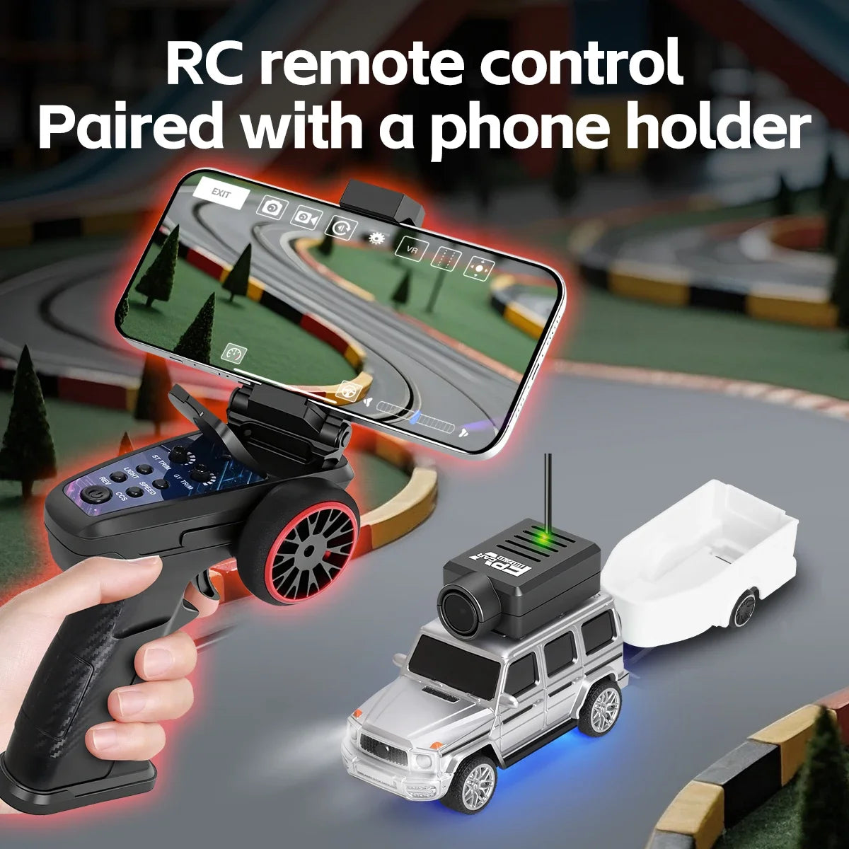 WLtoys 1/64 6401/6405/6406 Mini RC Car With 720P FPV Camera Wifi APP Control 2.4G Reomte Contorl Racing Vehicle Toy for Kids
