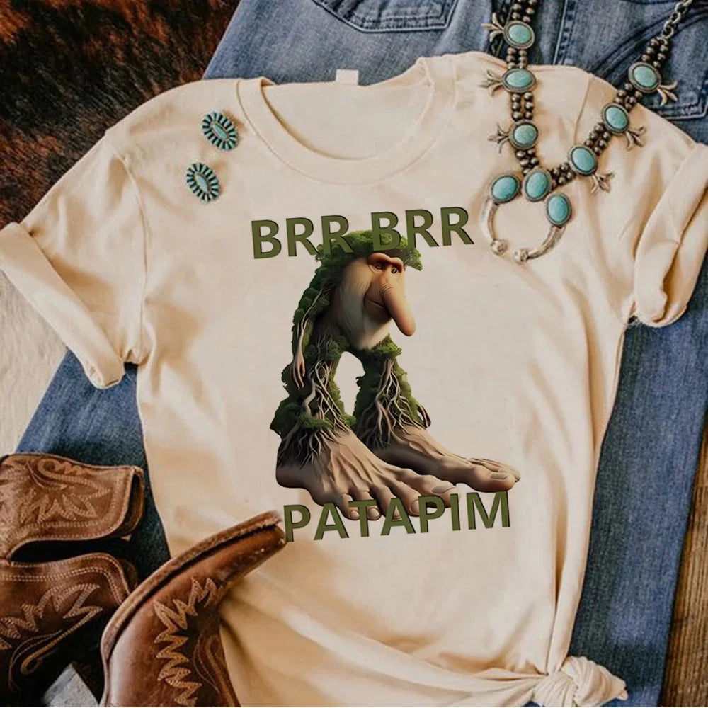 Tralalero Tralala Tung Tung Tung Sahur Bombardiro Crocodilo Tee Shirt Funny Italian Brainrot T shirt Men Women Tshirt