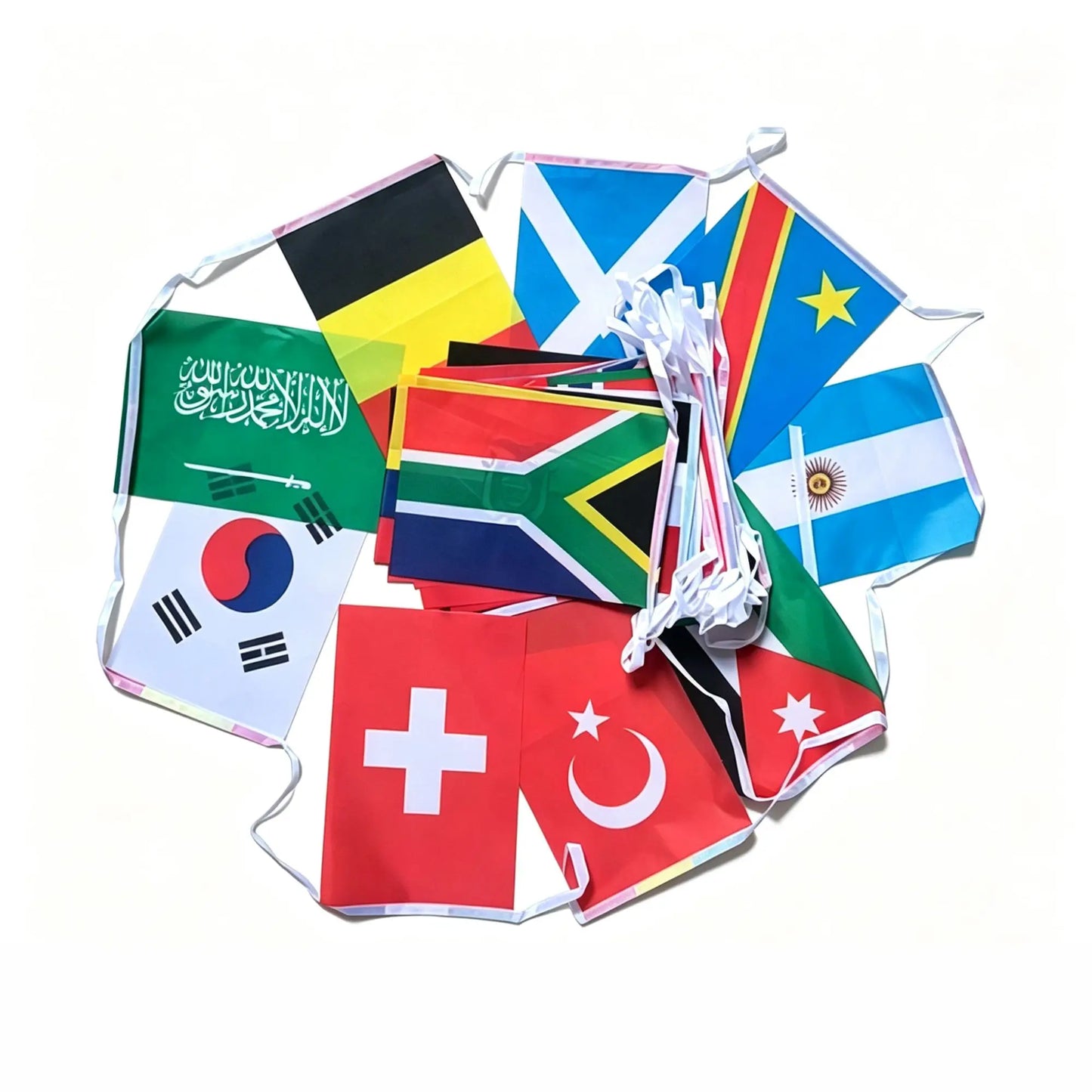 2026 Football Cup Flag 14x21cm Small World Flag Hanging Flag Bar Store Supermarket Cup banner for decoration