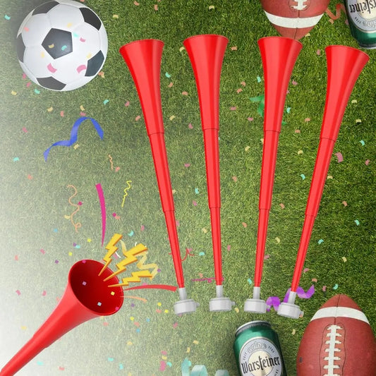 New 24 Inch Collapsible Stadium Horn Vuvuzela Loud Sound Vuvuzela Horn Plastic Soccer Noisemakers School Party Supplies